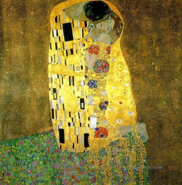 Gustavo Klimt Painting - El beso gustav klimt